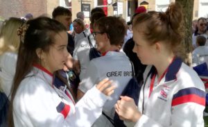 Lucia and Alicia Armstrong WTG Newcastle August 2019 (crop)