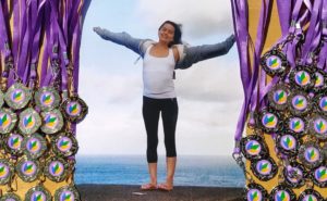 Lucia and the Camogie Blitz medals April 2025